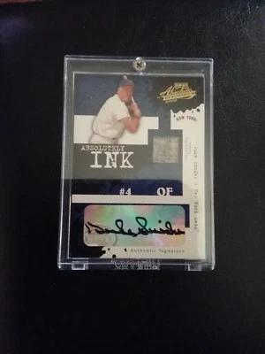 Brooklyn Dodgers Duke Snider Signed & Pants 2005 Donruss Playoff 11/25 Auto - Image 1 of 4