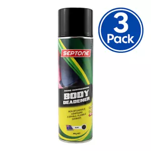 SEPTONE Body Deadener Textured Black 400g Underbody Sound Deadening x 3 Pack - Picture 1 of 1