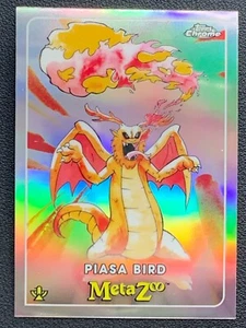 Piasa Bird 118 Refractor MetaZoo Topps Chrome 2022 - Picture 1 of 6