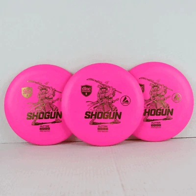 Disco Golf Putter Pack Dismania Active Shogun Lote a Granel de 3 Discos Rosa Foto 1 de 2