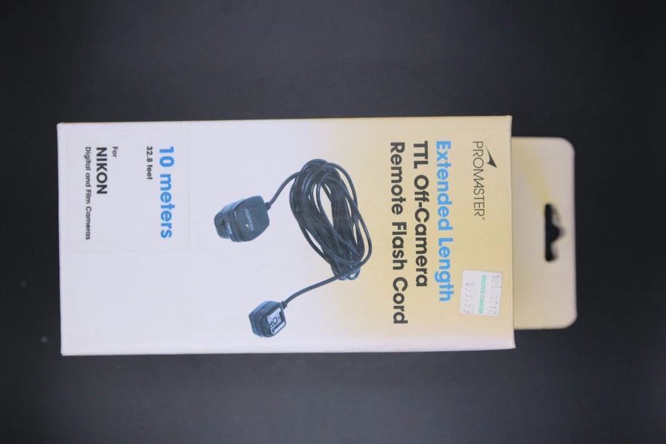 Promaster Extended Length TTL Off-Camera Remote Flash Cord 10 meters - Image 1 of 1
