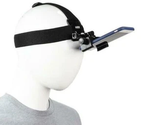 Head Strap Mount Phone Holder Strap Phone Clip fit for iPhone Smartphones Huawei - Picture 1 of 5