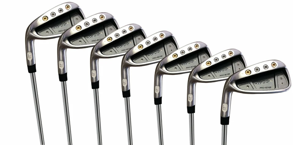 LEFT HANDED New Mens +2" Big Tall Pro Golf Club Iron Set #4-PW Steel R Flex 2WCG - Image 1 of 4