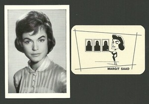 Margit Saad Movie Film Actress Fab Card Collection