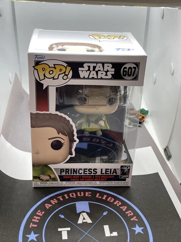 Funko Pop! Star Wars ROTJ 40th Anniversary. #607 Princess Leia (Endor) In Stock Cover