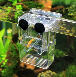 2pcs Double layer self floating incubator juvenile fish breeding isolation box - Picture 1 of 7