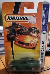 2007 Matchbox MBX Metal Green Lexus GS430 Die-Cast Toy Car #23 55th Anniversary - Picture 1 of 2