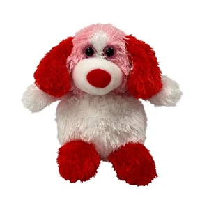 Russ Haley Hugs Yummy Luvvies Plush Pink & Red Puppy Dog 5" Stuffed Animal a - Picture 1 of 10