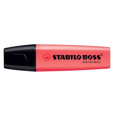 STABILO BOSS Textmarker 70/40 rot Keilspitze 2-5mm Leuchtstift Markierstift NEU - Bild 1 von 3