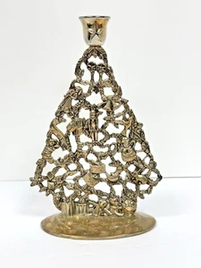 "Candelabro vintage Godinger enchapado en plata de ley árbol de Navidad 10""" - Imagen 1 de 3