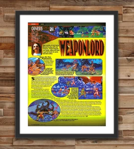 Weaponlord Sega Genesis Glossy Review Poster ungerahmt G3043 - Bild 1 von 4
