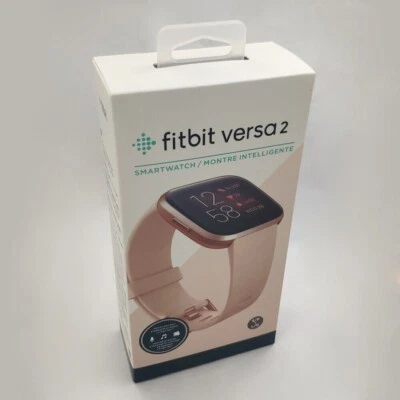 NEW Fitbit Versa 2 Health & Fitness Smartwatch Authentic Activity Tracker Pink - Image 1 of 4