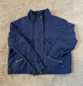 Athleta Women’s Athletic Jacket Full Zip Blue Size XL Sweater - Picture 1 of 7