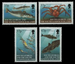 Georgia del Sur 2001 - Mi-Nr. 327-330 ** - MNH - Animales marinos / Vida marina - Imagen 1 de 1