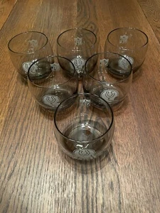 Calcio vintage anni '70 NFL Baltimora Colts vetro affumicato whisky vetro palla bassa - Foto 1 di 7