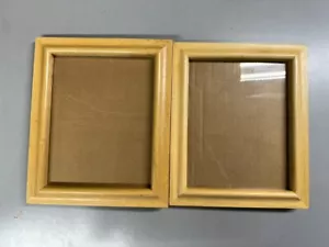 Set of 2 - Decorel Pine Wood Picture Frames 10” x 12" - Light Wood Finish - Picture 1 of 7