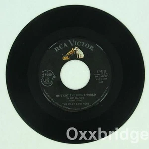 ISLEY BROTHERS He's Got The Whole World In His Hand RCA 1st ORIGINAL Doo Wop VG+ - Picture 1 of 2