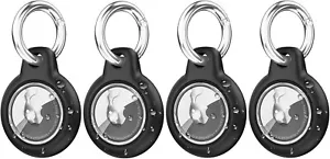 4 Pack Waterproof Airtag Holder Keychain – Shockproof, Scratchproof Case - Picture 1 of 7