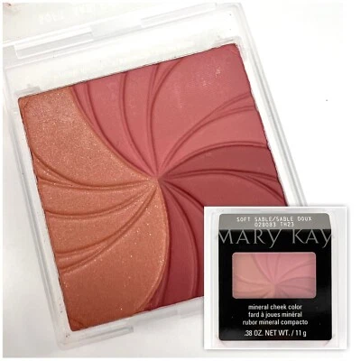 Mary Kay SOFT SABLE Mineral Cheek Color Blush Powder Contour Swirl 028082 NEW - Image 1 of 4
