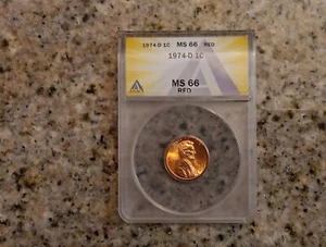 1974 D PENNY MS 66 - Picture 1 of 4