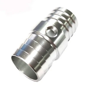 Manguera de 1-1/4"" con adaptador de puerto de vapor NPT de 1/8"" radiador superior refrigerante de intercambio LS - Imagen 1 de 6