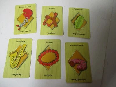 The Simpsons Clue Board Game 2nd Edition 2002 Parker Brothers WEAPON CARDS ONLY - Image 1 of 2