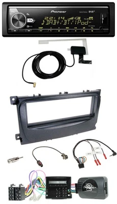 Pioneer Bluetooth DAB USB Lenkrad Autoradio für Ford C-Max Can 07-10 Focus schwa - Bild 1 von 4