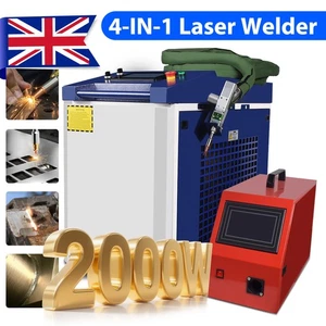 La máquina de limpieza de soldadura láser de fibra portátil Raycus 2000W 4 en 1 Stock del Reino Unido - Imagen 1 de 16