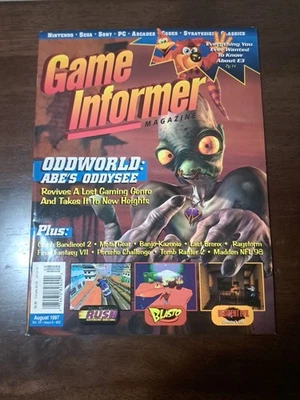 Game Informer Magazine August 1997 Vol. VII issue 8 #52 "Oddworld: Abes Oddysee" - Image 1 of 4