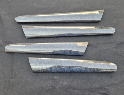 Juego completo de molduras de puertas de madera negra Lexus GS300/400/430/Toyota Aristo 1998-2005 Foto 1 de 4