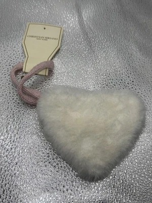 Christian Siriano New York Manguito Niñas L 6X Blanco Imitación Piel Rosa Correa Invierno Foto 1 de 4