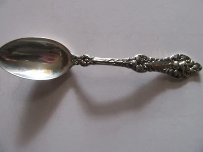 Cucharadita Old Orange Blossom 5 7/8" de Alvin plata de ley 26 gramos Foto 1 de 4
