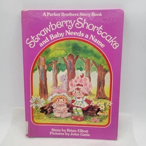 Strawberry Shortcake And Baby Needs A Name Hardcover 1984 Parker Brothers - Picture 1 of 13