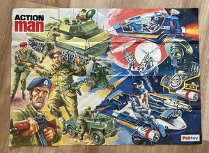 ORIGINAL PALITOY 1980 ACTION MAN ZUBEHÖR A2 POSTER - Bild 1 von 5