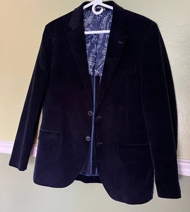 Nautica Brielle Marineblau Cord Sport Mantel Blazer Jacke Herren Größe 40R - Bild 1 von 4