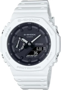 New Casio G-Shock GA2100-7A Carbon Core White Resin Analog-Digital Watch - Picture 1 of 1