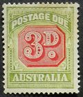 Australia 1946 3d SG D122 Unused no gum cat £10