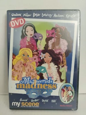 MY SCENE Masquerade Madness Hello Boys DVD Mattel C1240-0900P - New & Sealed! - Image 1 of 4