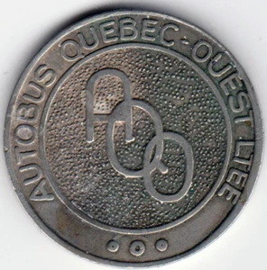 Token - Autobus Québec Ouest Ltée - 1960's - Bild 1 von 2
