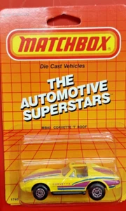 Matchbox 1740 The Automotive Superstars MB40 Corvette "T" tetto pressofuso NUOVO - Foto 1 di 2