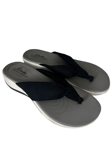 CLOUDSTEPPERS by Clarks ARLA KAYLIE sandalo infradito blu navy comodo taglia 8