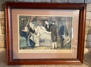 Nathaniel Currier Death Of Washington - Bild 1 von 5