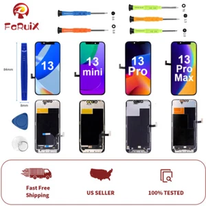 For iPhone 13 Pro Max /MINI Screen Replacement LCD Touch Digitizer Assembly+Tool - Picture 1 of 23