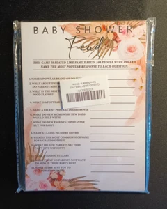 Baby Shower Feud Game Cards - 30 pack - Picture 1 of 2