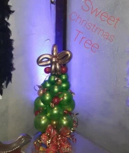 Christmas Balloon Tree with a Bag of Sweets Party Fun Any Colour Available - Picture 1 of 1
