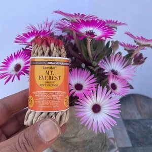 Handmade In Nepal Lamatar1 Natural Lumbini Rope Incense Sweet Saffron Fragrance - Picture 1 of 16