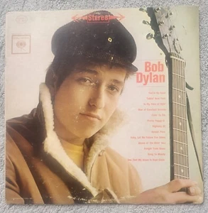 BOB DYLAN SELF-TITLED Debut LP CS8579 Misprint 2 Eye Vinyl Record Album - Picture 1 of 11