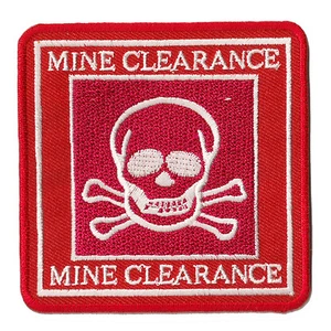 Patche écusson Démineur Mine clearance patch sécurité hotfix thermocollant - Picture 1 of 2