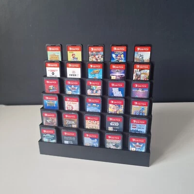 Nintendo Switch Game Display Stand Game Tower Cartridge Holder - Holds 30 Games