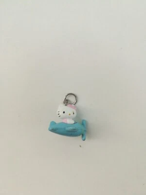 Pendentif Hello kitty Mini FIGURINE avion bleu  - Photo 1/4